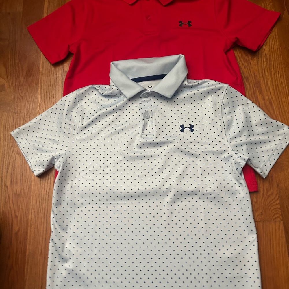 EUC Under Armour Boy’s polo shirts